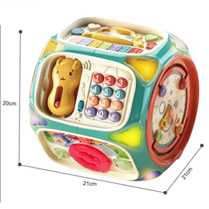 اسباب بازی هشت ضلعی هوش موزیکال Baby enlightenment octahedron_اسباب بازی